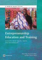 bokomslag Entrepreneurship Education and Training