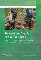 bokomslag Demand and Supply of Skills in Ghana
