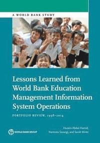 bokomslag Lessons learned from World Bank education management information system operations