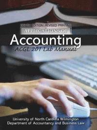 bokomslag Applications of Accounting