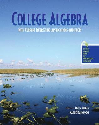 Gisela Acosta, Margie Karwowski - College Algebra with Current Interesting Applications and Facts, Häftad