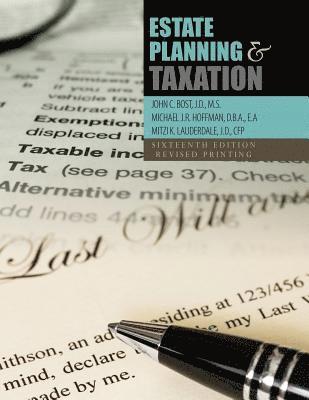 bokomslag Estate Planning and Taxation