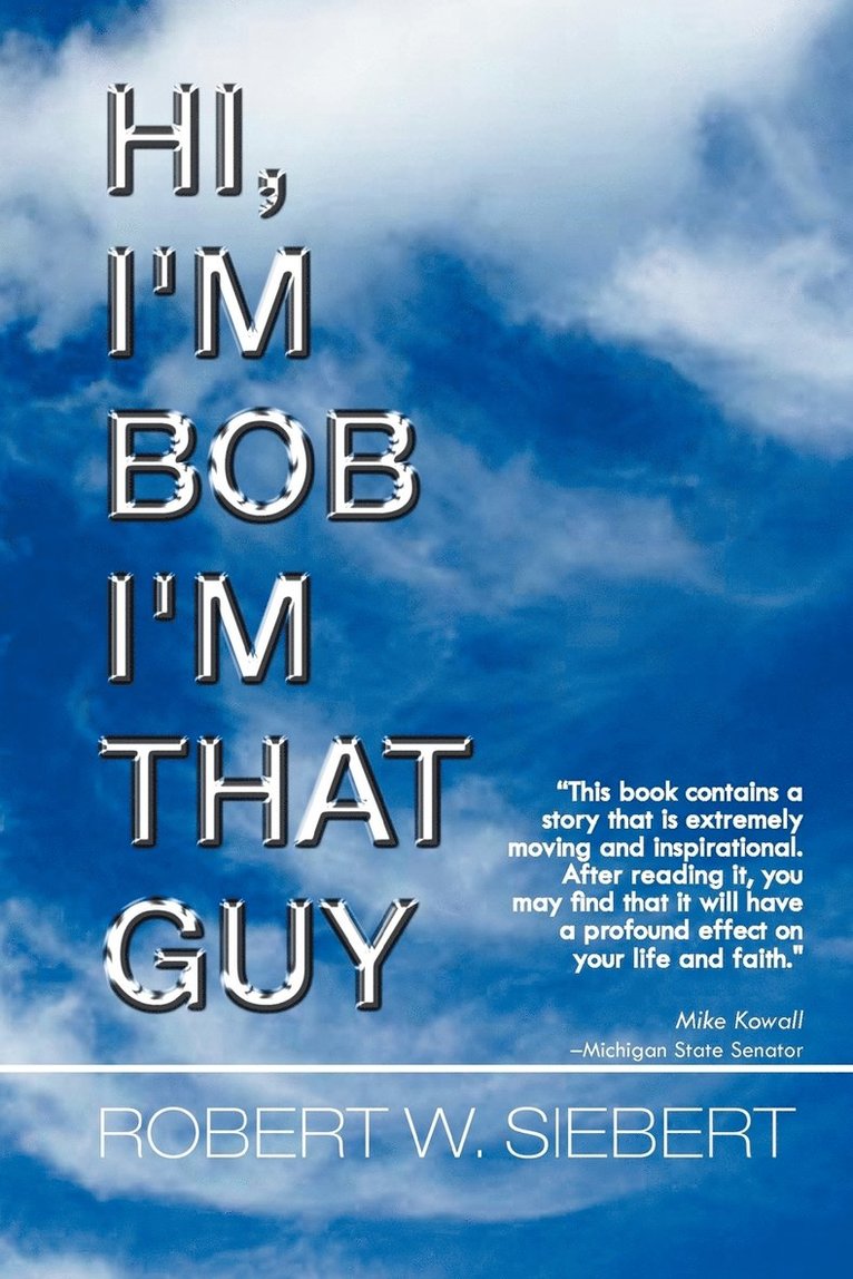 Hi, I'm Bob I'm That Guy 1