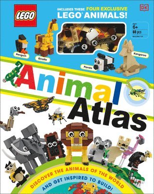 bokomslag Lego Animal Atlas: Discover the Animals of the World [With Toy]