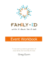 bokomslag Family-iD Event Workbook: 'To see each successive generation, of every family, live more fully for God.'