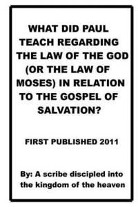 bokomslag What did Paul teach regarding the law of the God(or the law of Moses) in relatio