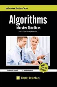 bokomslag Algorithms Interview Questions You'll Most Likely Be Asked