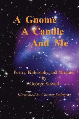 A Gnome, A Candle, And Me: Reflections in a candle on a winters night 1