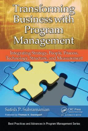 Satish P. Subramanian - Transforming Business with Program Management, Inbunden