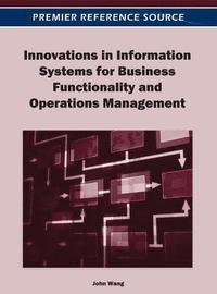 bokomslag Innovations in Information Systems for Business Functionality and Operations Management