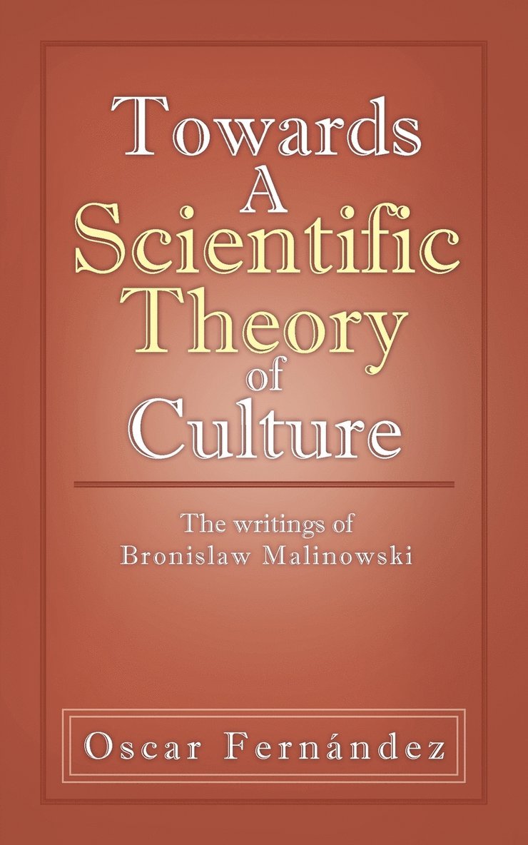 Towards a Scientific Theory of Culture 1