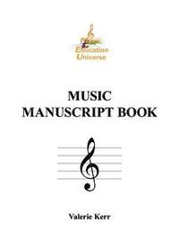 bokomslag Music Manuscript Book