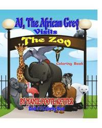 bokomslag AJ, The African Grey Visits The Zoo, Book# 3, Coloring Book