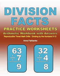 bokomslag Division Facts Practice Worksheets Arithmetic Workbook with Answers