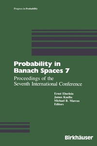 bokomslag Probability in Banach Spaces 7