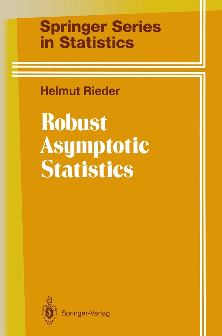 Helmut Rieder - Robust Asymptotic Statistics, Häftad