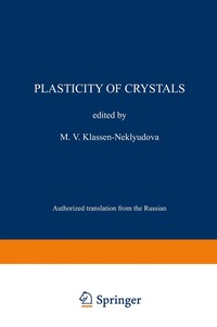 bokomslag Plasticity of Crystals