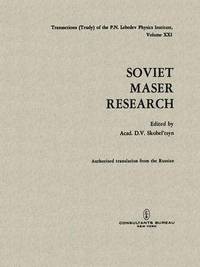 bokomslag Soviet Maser Research