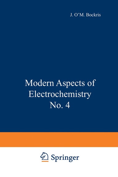 bokomslag Modern Aspects of Electrochemistry No. 4
