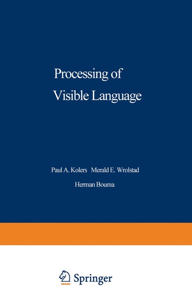 bokomslag Processing of Visible Language