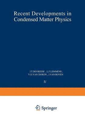 Recent Developments in Condensed Matter Physics 1