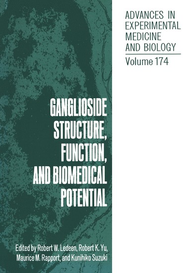 bokomslag Ganglioside Structure, Function, and Biomedical Potential