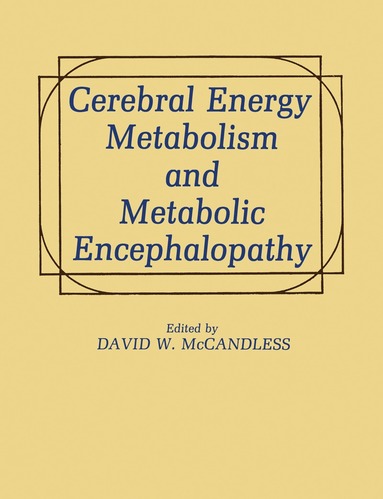 bokomslag Cerebral Energy Metabolism and Metabolic Encephalopathy