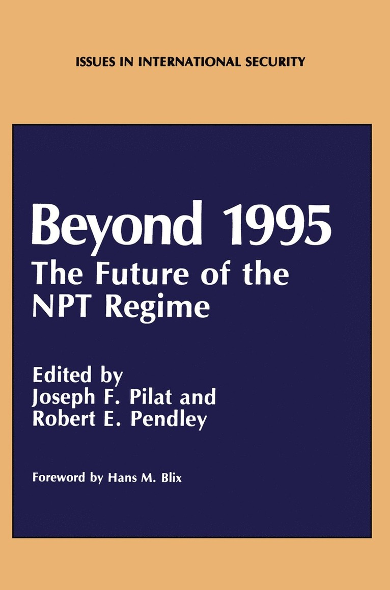 R.E. Pendley, J.F. Pilat, R. E. Pendley, J. F. Pilat - Beyond 1995, Häftad