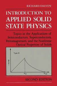 bokomslag Introduction to Applied Solid State Physics