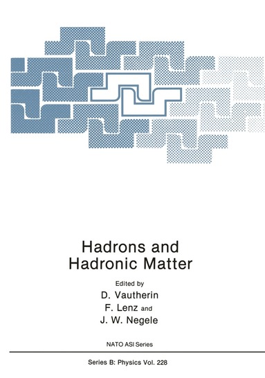 bokomslag Hadrons and Hadronic Matter