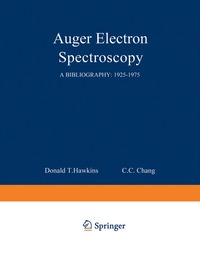 bokomslag Auger Electron Spectroscopy