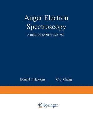 Donald T. Hawkins, Donald T. Hawkins - Auger Electron Spectroscopy, Häftad