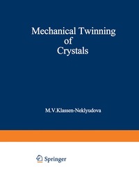 bokomslag Mechanical Twinning of Crystals