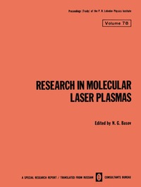 bokomslag Research in Molecular Laser Plasmas