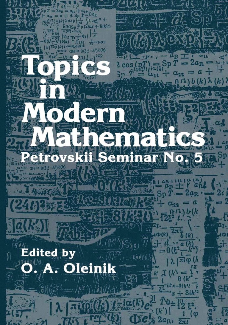 O. Oleinik - Topics in Modern Mathematics, Häftad