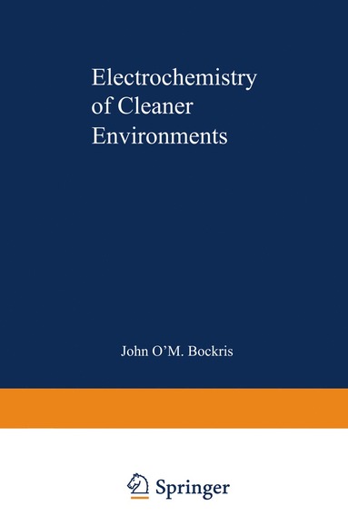 bokomslag Electrochemistry of Cleaner Environments