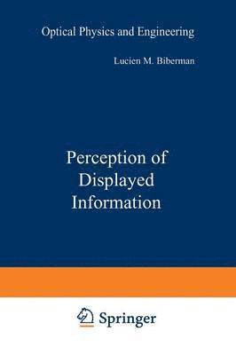 bokomslag Perception of Displayed Information