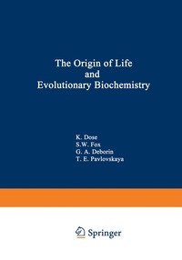 bokomslag Origin of Life and Evolutionary Biochemistry