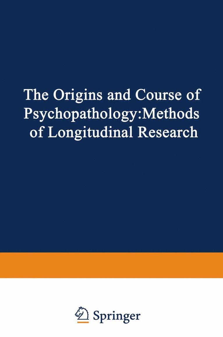 Origins and Course of Psychopathology