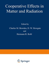 bokomslag Cooperative Effects in Matter and Radiation