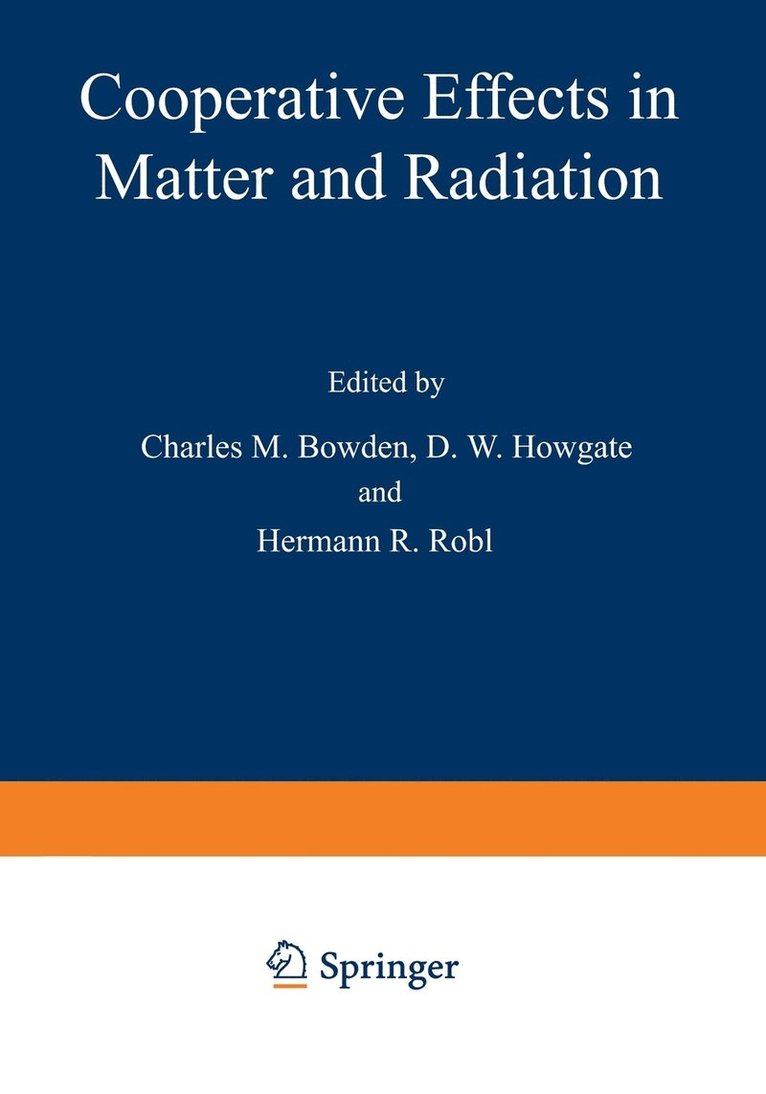 Cooperative Effects in Matter and Radiation 1