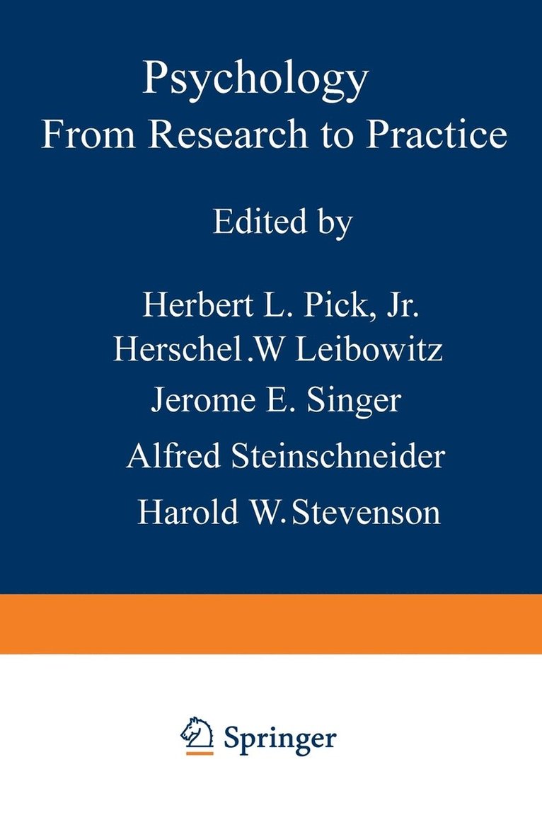 Psychology: From Research to Practice 1