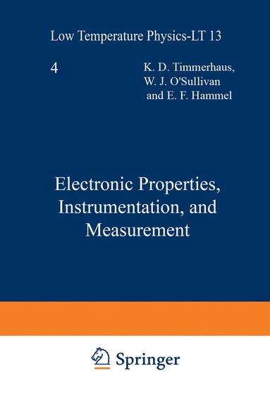 bokomslag Electronic Properties, Instrumentation, and Measurement