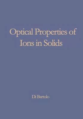 bokomslag Optical Properties of Ions in Solids