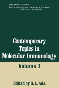 bokomslag Contemporary Topics in Molecular Immunology