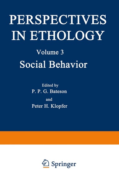 P. Bateson - Social Behavior, Häftad