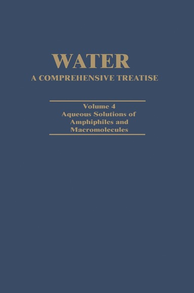 bokomslag Water A Comprehensive Treatise