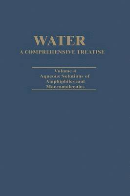 Water A Comprehensive Treatise