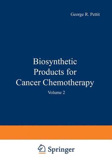 bokomslag Biosynthetic Products for Cancer Chemotherapy