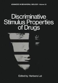 bokomslag Discriminative Stimulus Properties of Drugs